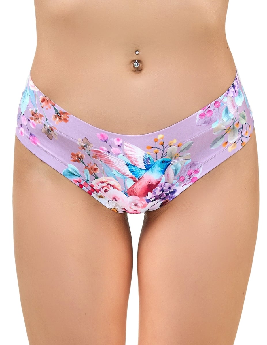 SPC-14 Slip Comfortable Panties with Impressive Prints - Spring - Colibri - Extra Large