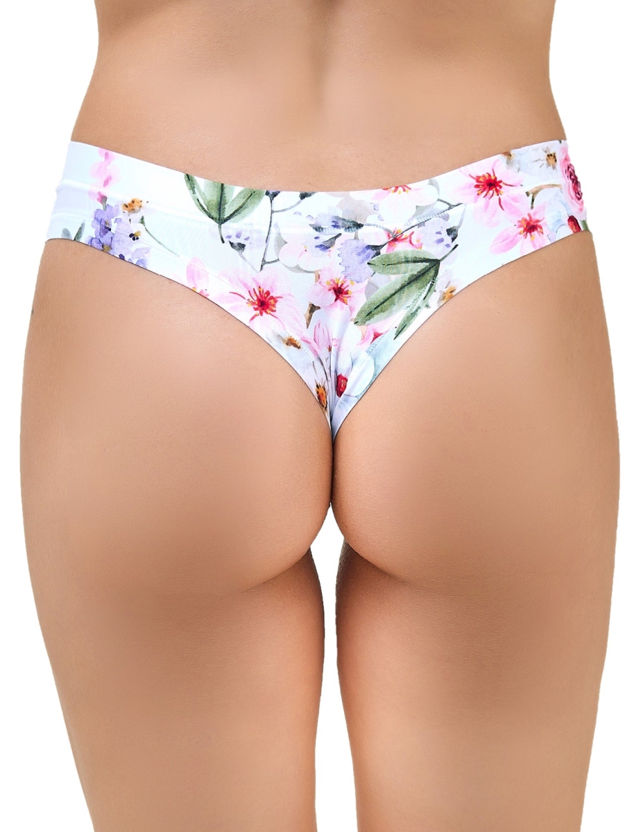 SPG-24 Thong Comfortable Panties with Impressive Prints - Spring - Gentleness - Extra Large