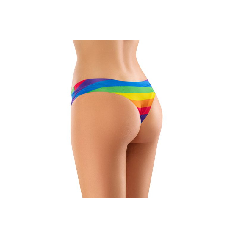 CPP-22 Thong Comfortable Panties with Impressive Prints - Pride - Pride - Medium