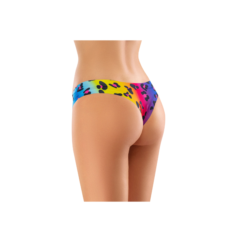 CPC-24 Thong Comfortable Panties with Impressive Prints - Pride - Cougar - Extra Large
