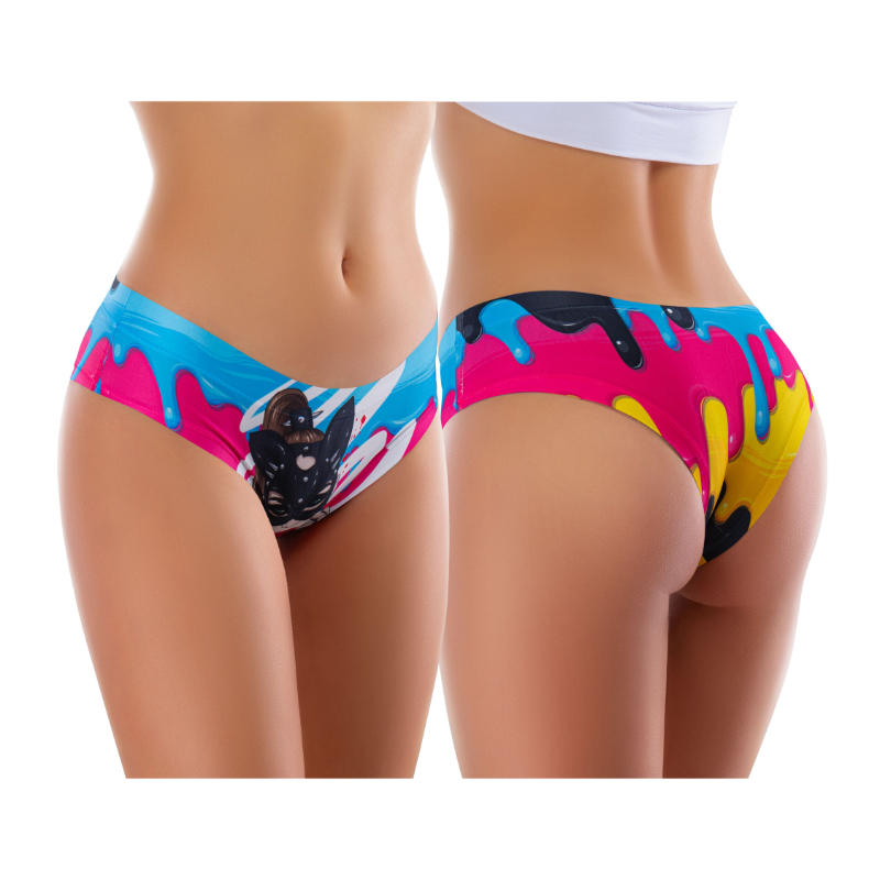 CCA-11 Slip Comfortable Panties with Impressive Prints - Cabal - Aria - Small
