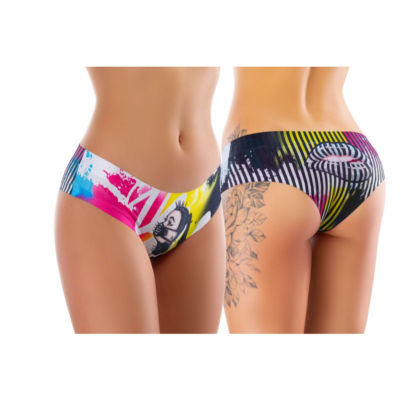CCM-12 Slip Comfortable Panties with Impressive Prints - Cabal - Margot - Medium