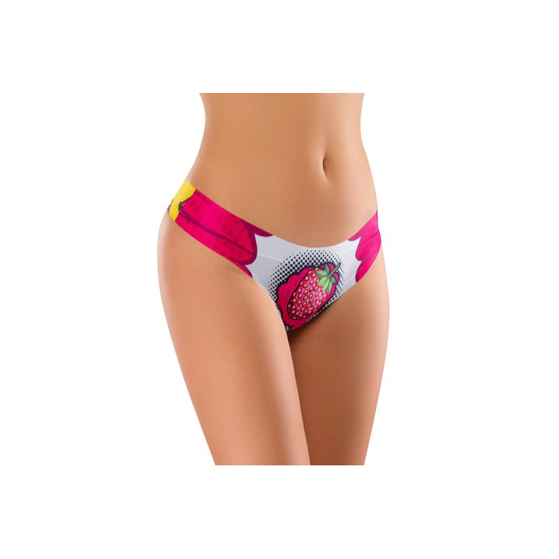 CIK-23 Thong Comfortable Panties with Impressive Prints - Intrigue - Kissberry - Large -  mememe