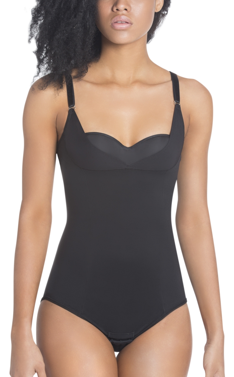 Invisible Slimming Braless Classic Panty Body Shaper -  Black - XL