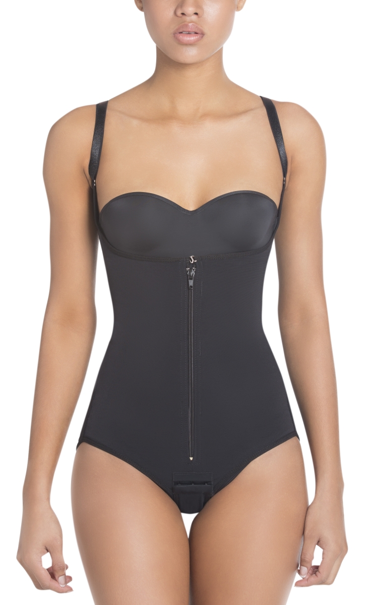 High Compression Panty Strapless Shapewear-Black-S