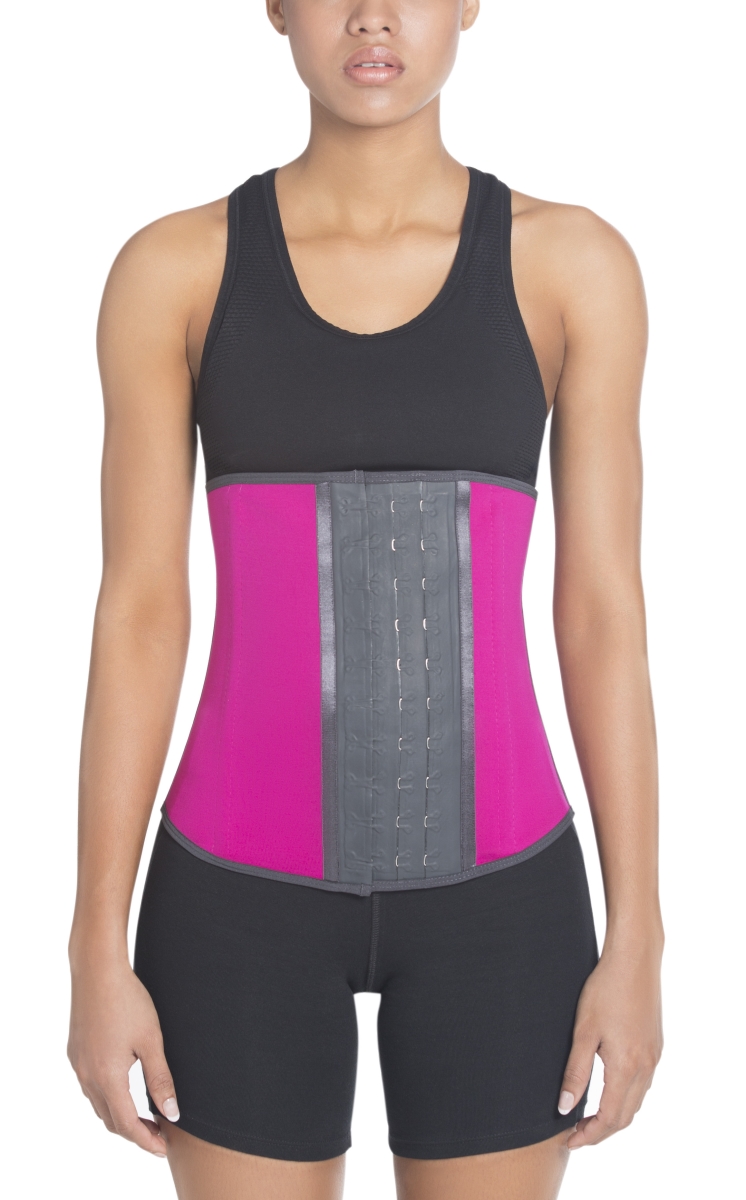 Latex Waist trainer - Fuchsia- 22