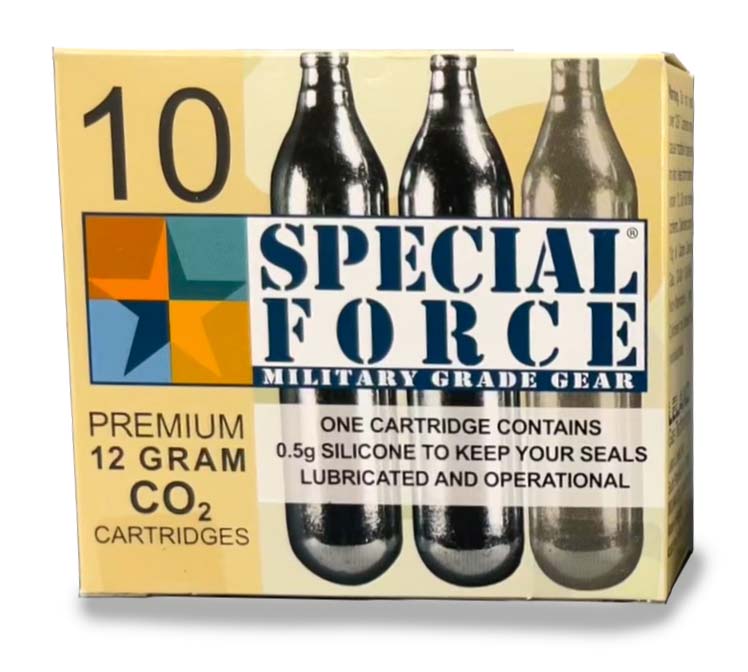 12 g Premium Non Threaded CO2 for Paintball - Pack of 10