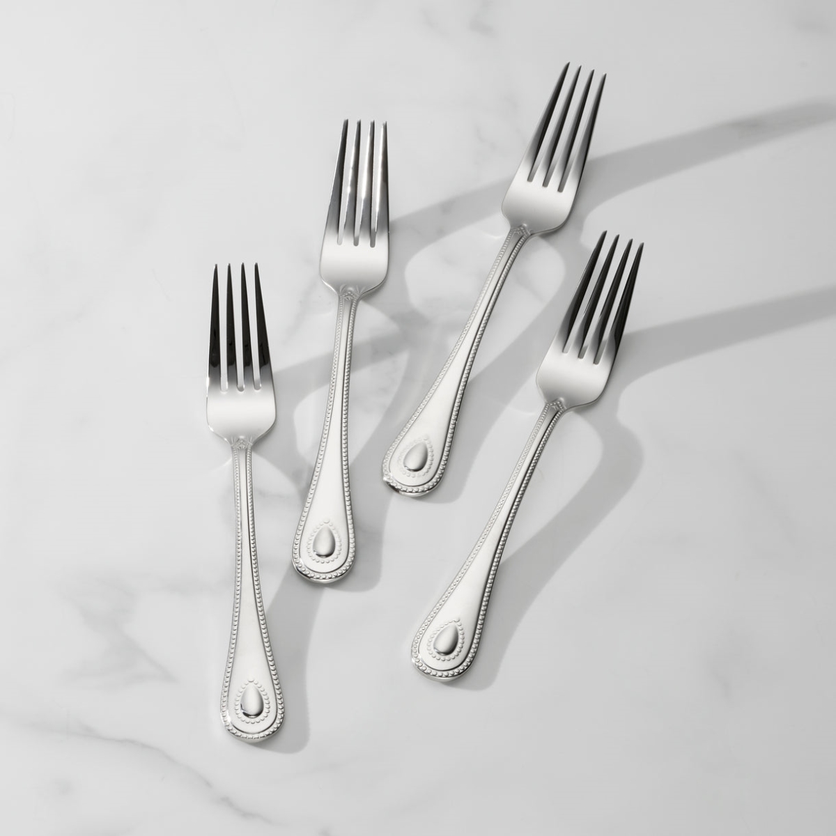 Picture of Lenox 894742 French Perle Dinner Fork, Set of 4