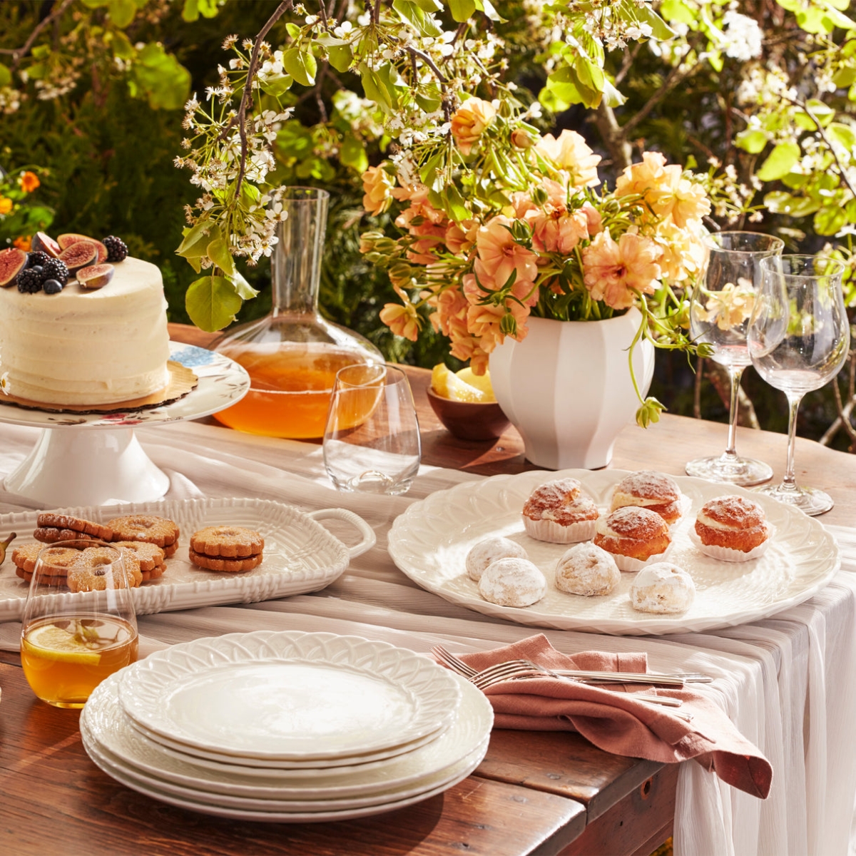 Picture of Lenox 895309 Wicker Creek Dinnerware Dinner Plate, Set of 4