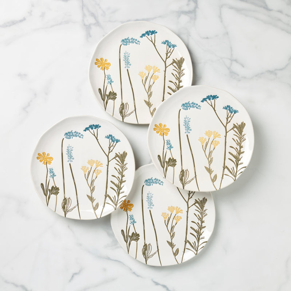 Picture of Lenox 896608 Wildflowers Dinnerware Accent Plate, Set of 4