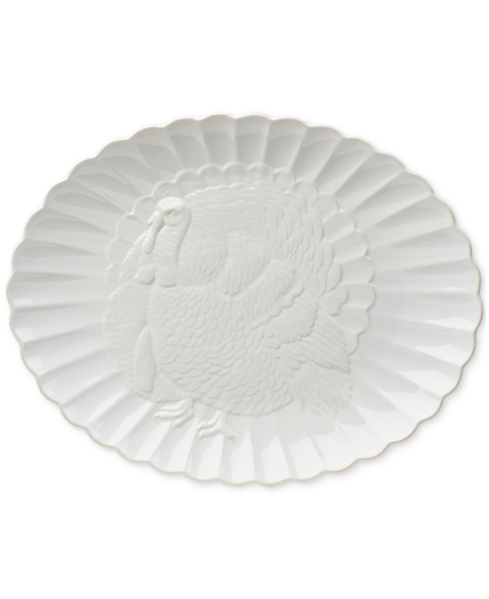 Picture of Seasonal 895041 French Perle Carved Turkey Platter