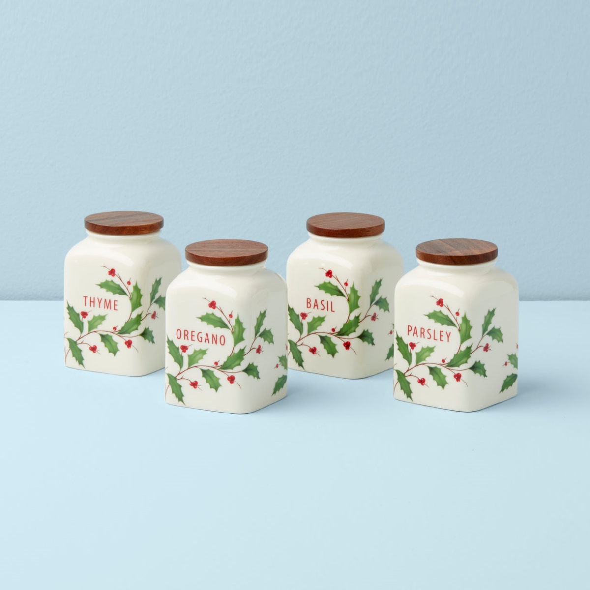 Picture of Seasonal 895049 Holiday Spice Jars for Cooking, Set of 4