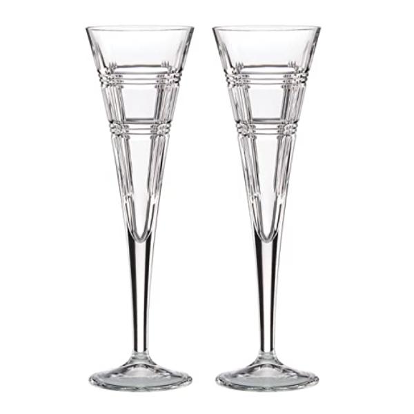 Picture of Reed & Barton 894880 Hudson Toasting Flute Glass, Pack of 2