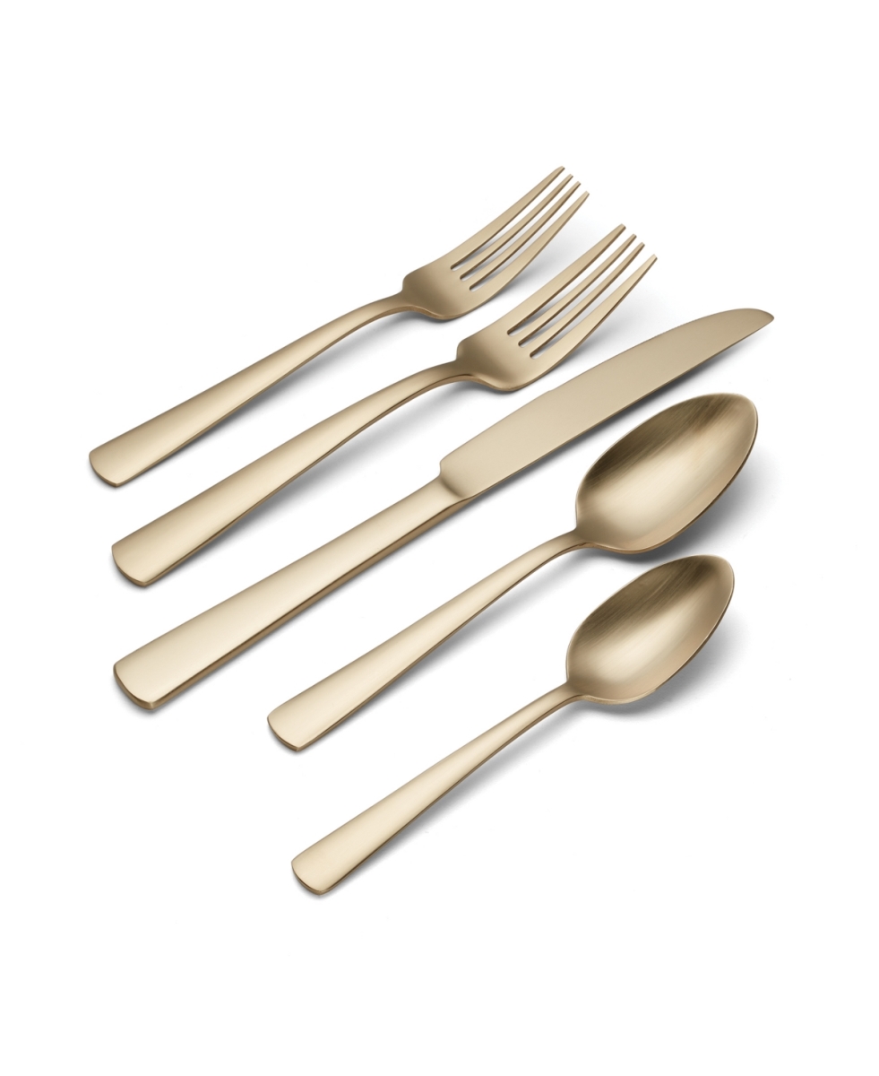Picture of Oneida B1025020AL21 Aptitude Champagne Satin Flatware Set, 20 Piece - Pack of 3