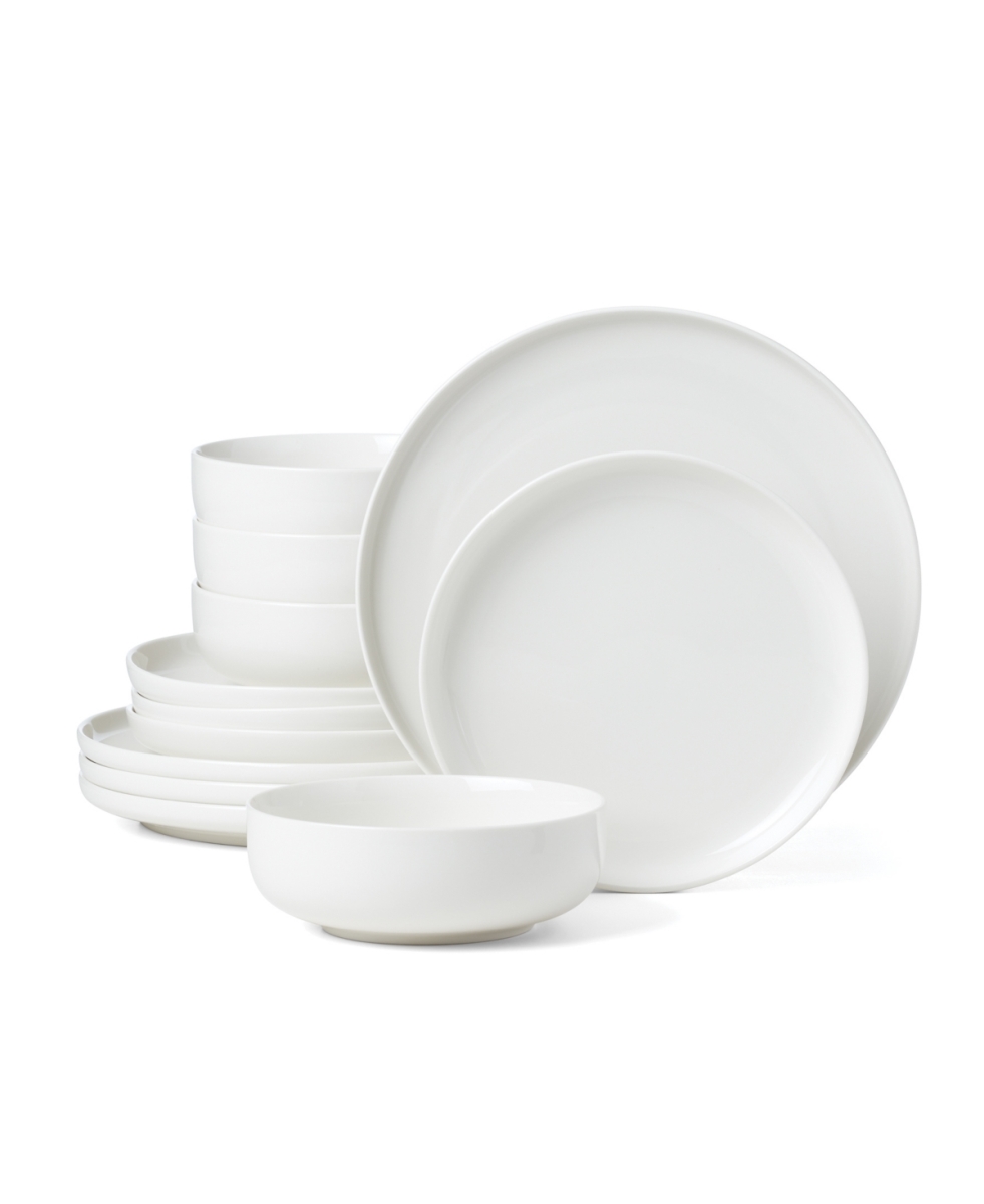 Picture of Oneida 895942 24 Seven Dinnerware Set, White - 12 Piece