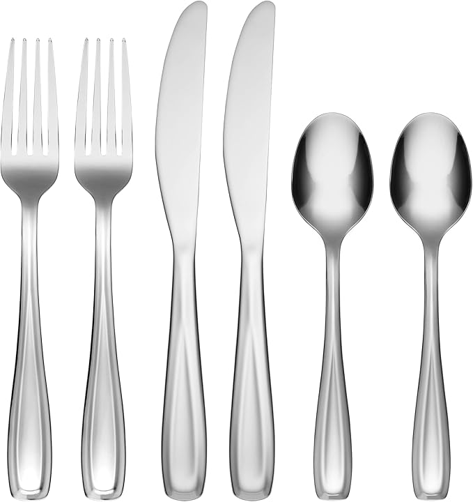 Picture of Cambridge 4265V2HCCB89 Waylen Mirror 18-0 Stainless Steel Flatware Set - 6 Piece