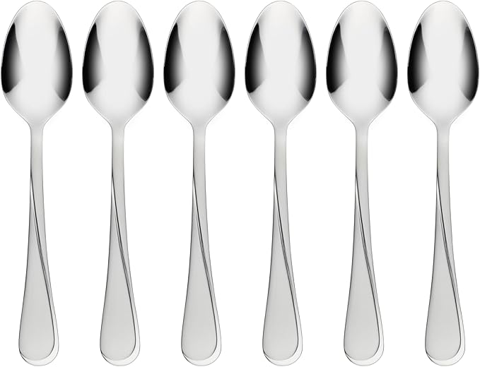4216G7HCCB01 Gravity Sand 18-0 Stainless Steel Little Teaspoons - 6 Piece
