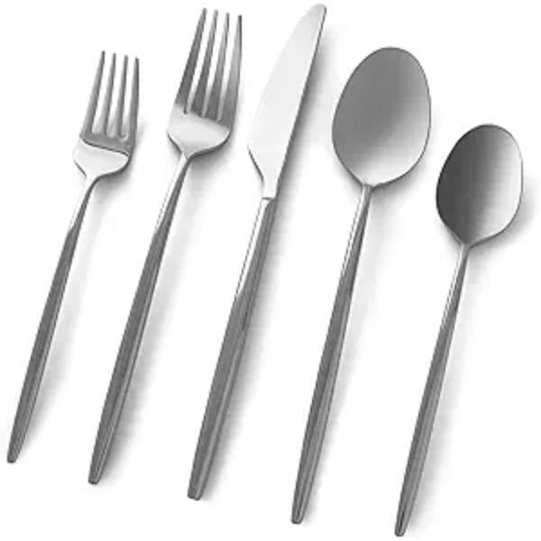 Picture of Cambridge 349020CNW12R Gaze Mirror 18-0 Stainless Steel Flatware Set - 20 Piece