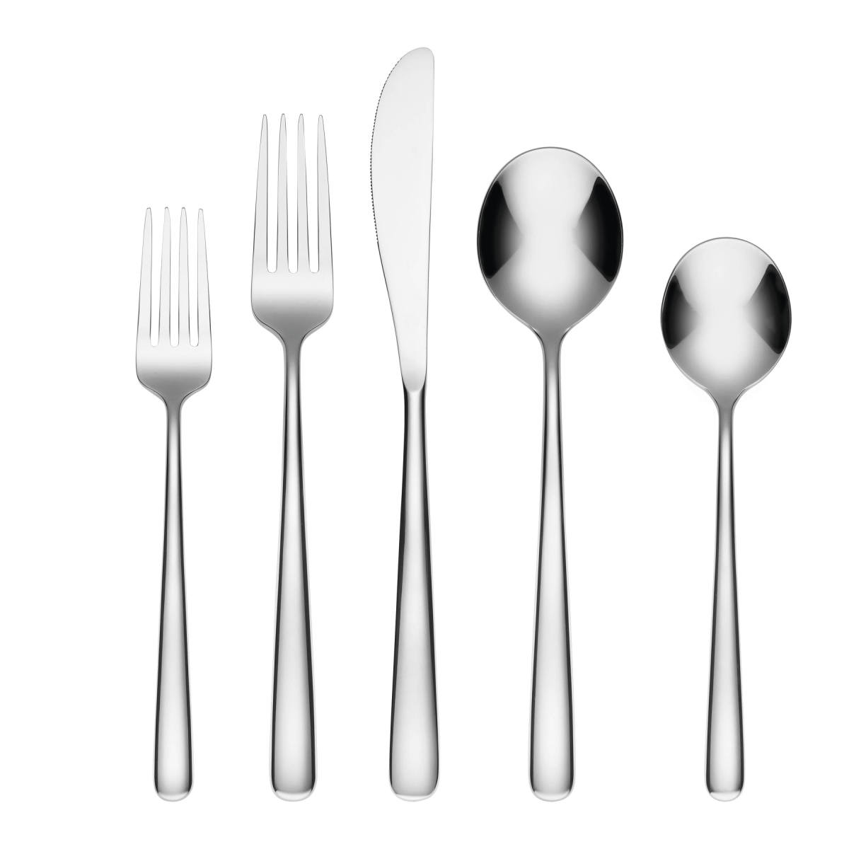 Picture of Cambridge 304320CNB12R Lorenn Mirror 18-10 Stainless Steel Flatware Set - 20 Piece - Pack of 6