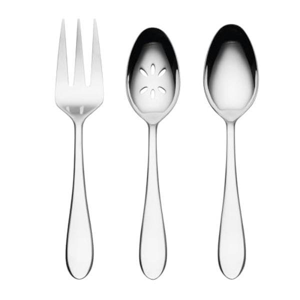 Picture of Cambridge 896255 Delia Mirror 18-0 Stainless Steel Hostess Serving Set - 3 Piece