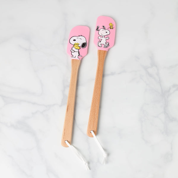 898261 Chef Snoopy Pink Spatulas - Set of 2