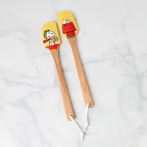 898263 Chef Snoopy Yellow Spatulas - Set of 2