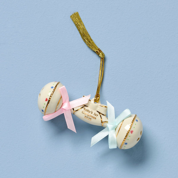 897117 2025 Babys 1st Christmas Rattle Ornament