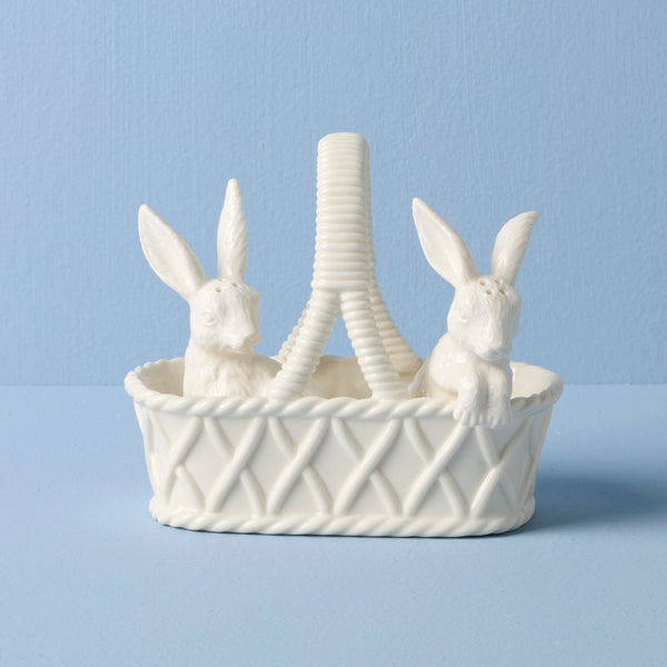 897158 Wicker Creek Bunny Salt & Pepper Set