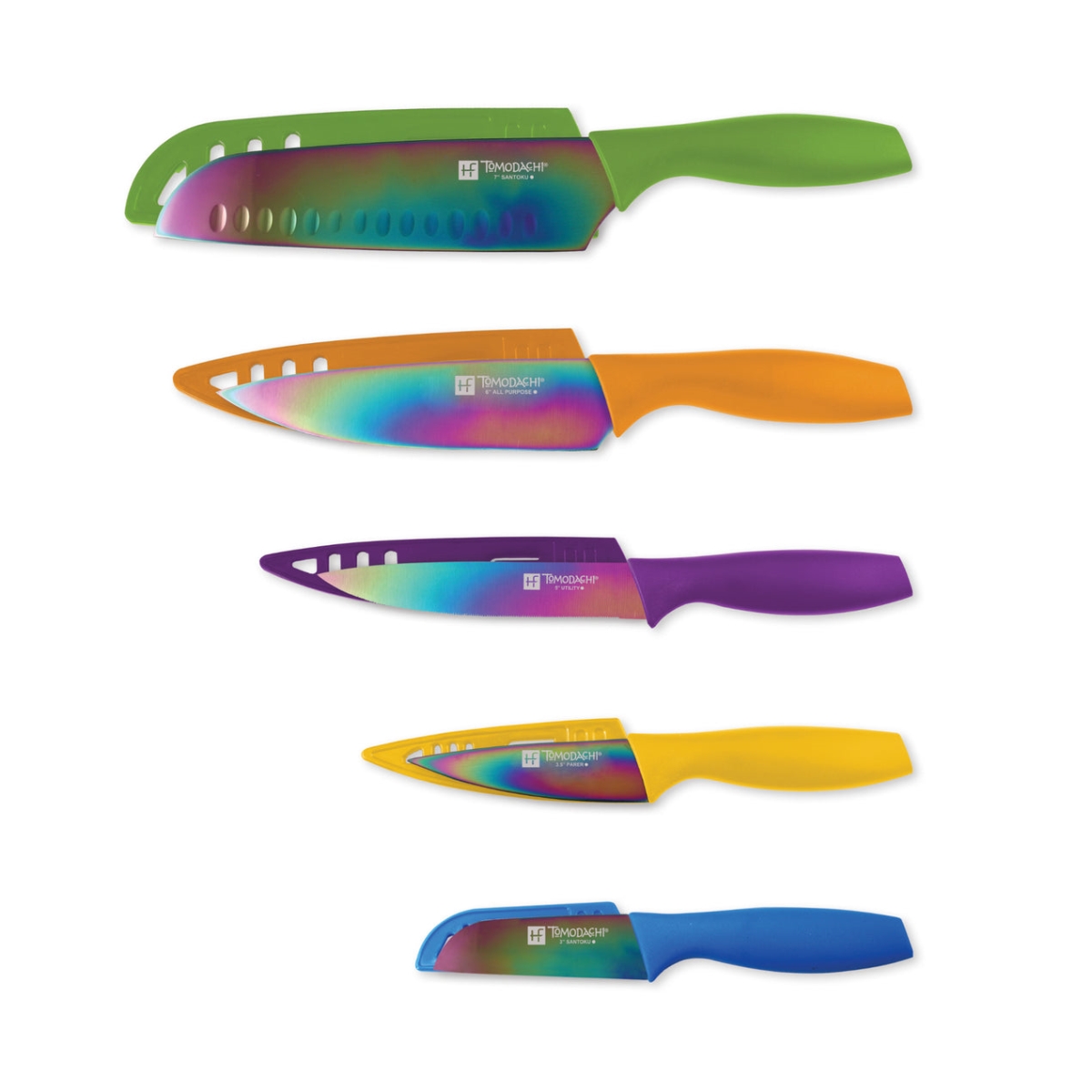 Picture of Hampton Forge HMC01E550S Tomodachi Titanium Cutlery Knife Set, 10 Piece