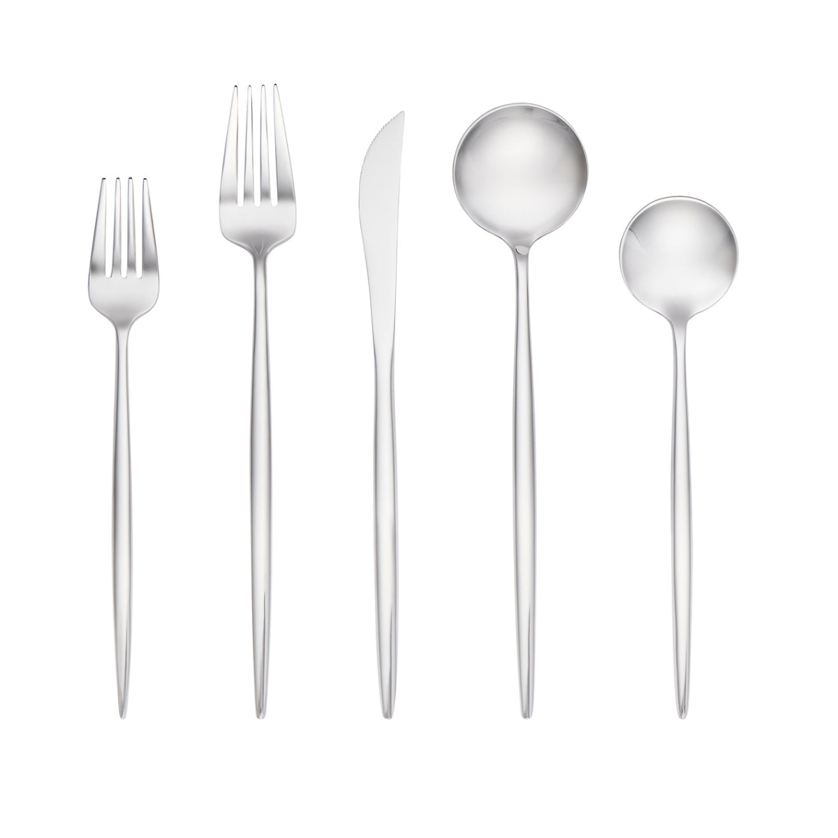Picture of Hampton Forge SFB90M20SB Zephyr Mirror 18-0 Stainless Steel Flatware Set, 20 Piece