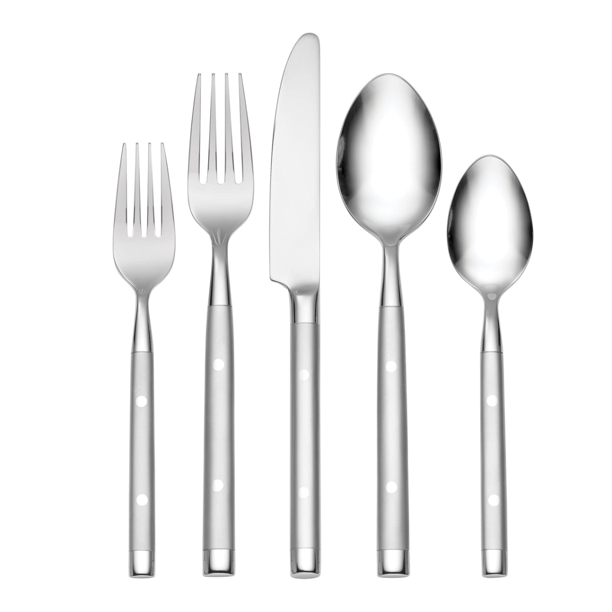 Picture of Hampton Forge L8840202 Shangrila Frosted 18-0 Stainless Steel Forged Flatware Set, 20 Piece