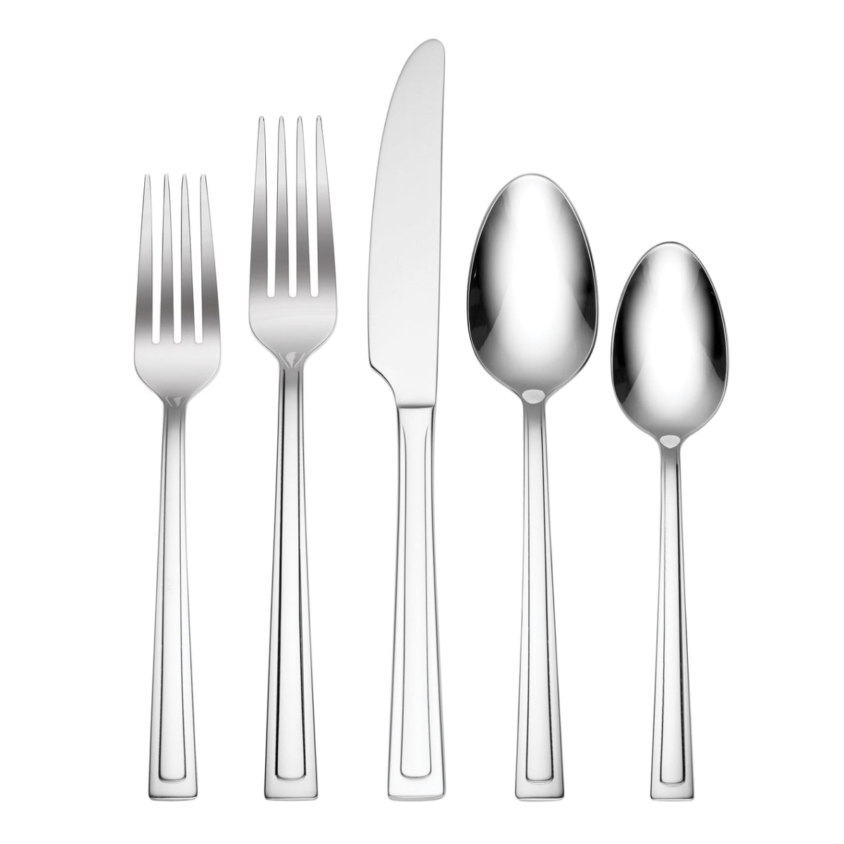 Picture of Hampton Forge 894315 Farmington 18-0 Stainless Steel Flatware Set, 20 Piece