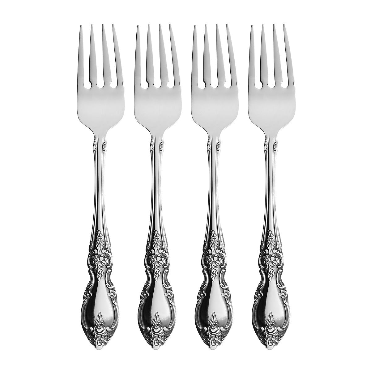 2561004B Louisiana Flatware Salad Forks, Set of 4