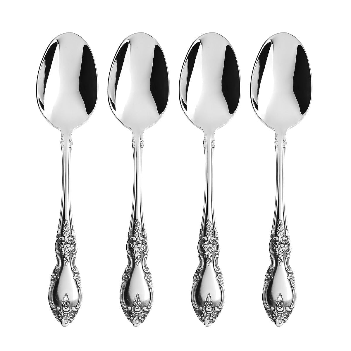 2561004D Louisiana Flatware Dinner Spoons, Set of 4