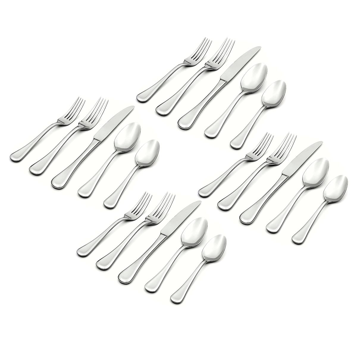 Picture of Oneida B141020AL20 Virage Flatware Set, 20 Piece