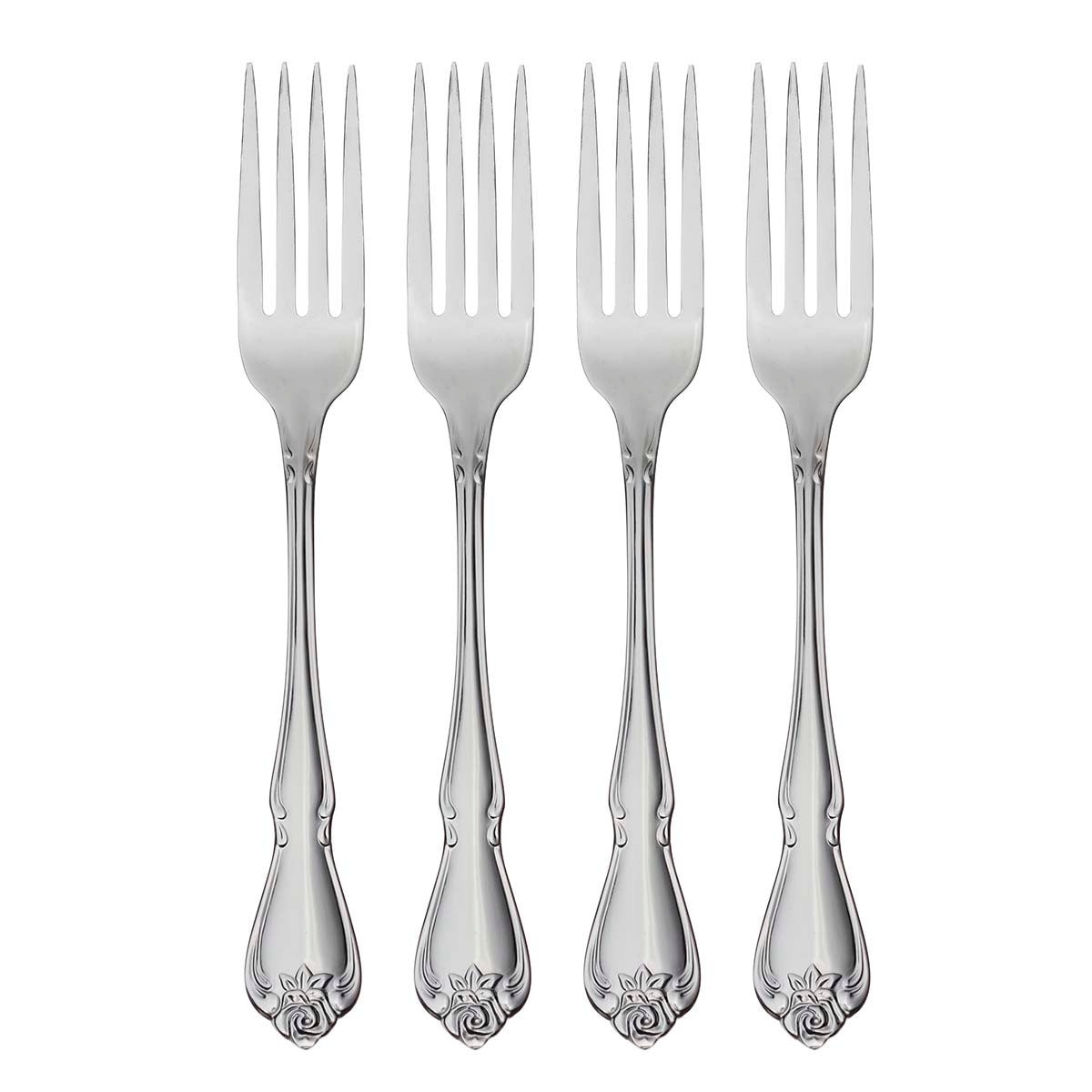 Picture of Oneida B552004A True Rose Flatware Dinner Forks, Set of 4