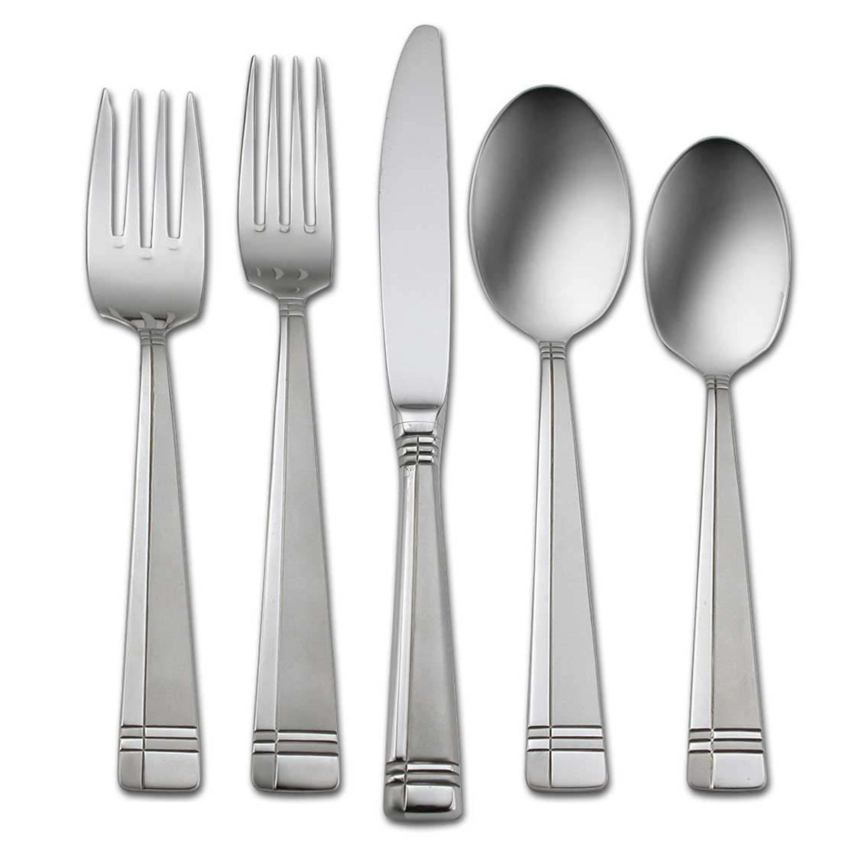 Picture of Oneida T078045AL20 Amsterdam Flatware Set, 45 Piece
