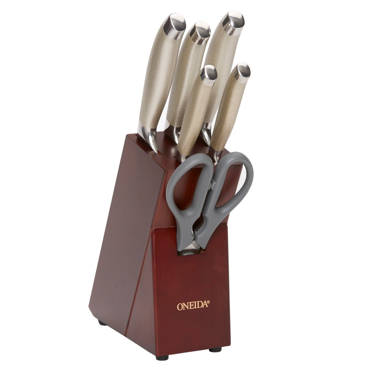 Picture of Oneida 55272L20 Stainless Steel Peened Cutlery Knife Set, 7 Piece