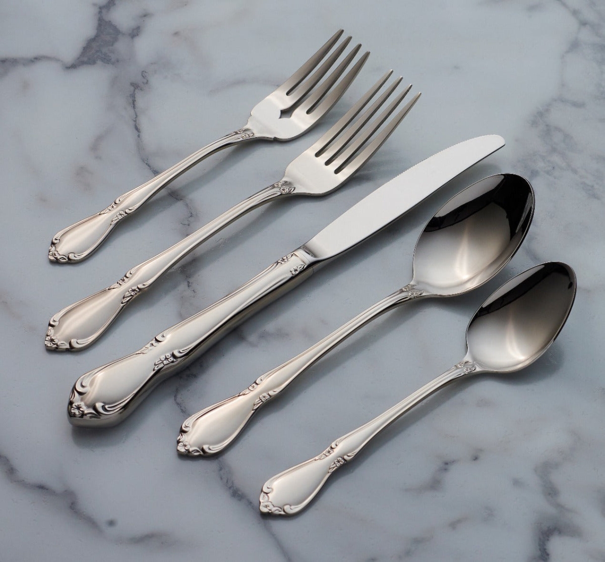 2610005BA Chateau Place Setting Flatware Set, 5 Piece