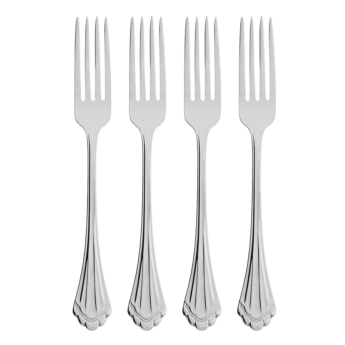 2272004A Marquette Flatware Dinner Forks, Set of 4
