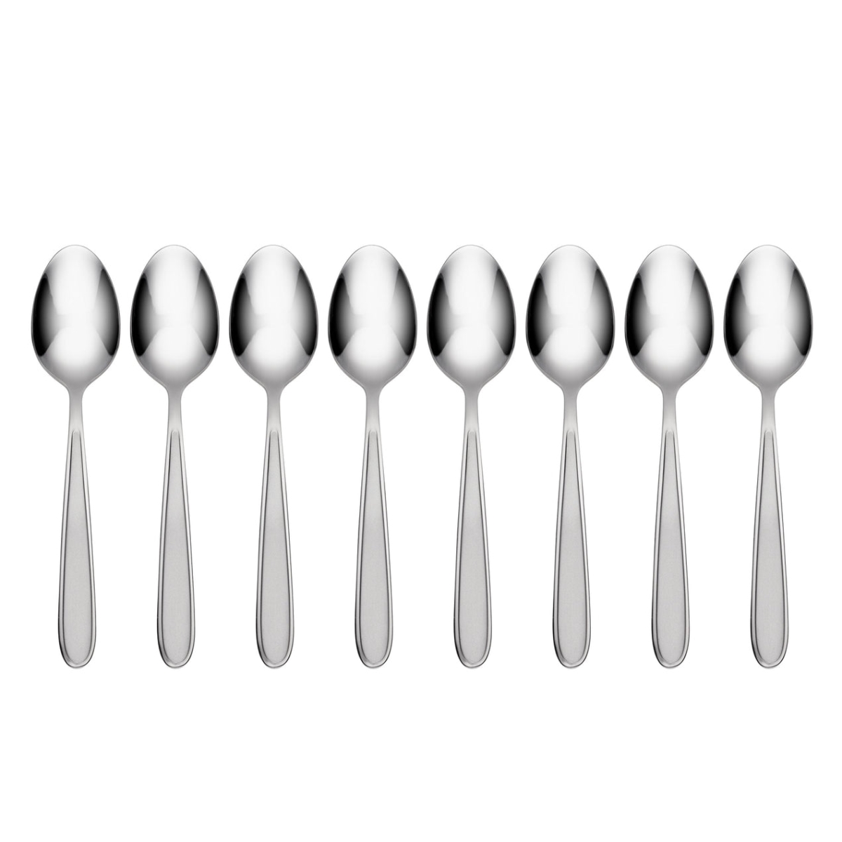 Picture of Oneida H001008B Jordan Frosted Flatware Teaspoons, Set of 8