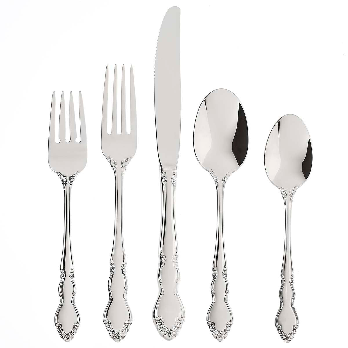 Picture of Oneida 2766045AL20 Dover Flatware Set, 45 Piece