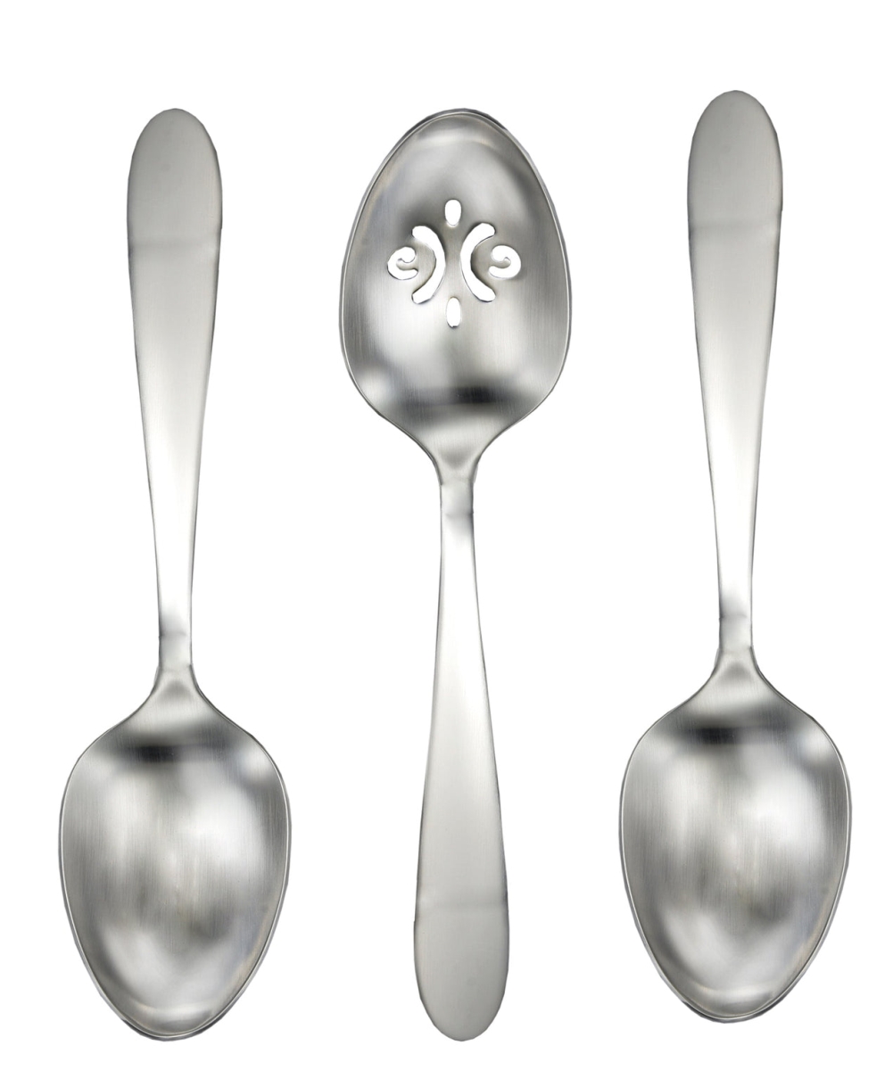 Picture of Oneida H282003A Vale Serving Spoons, Set of 3