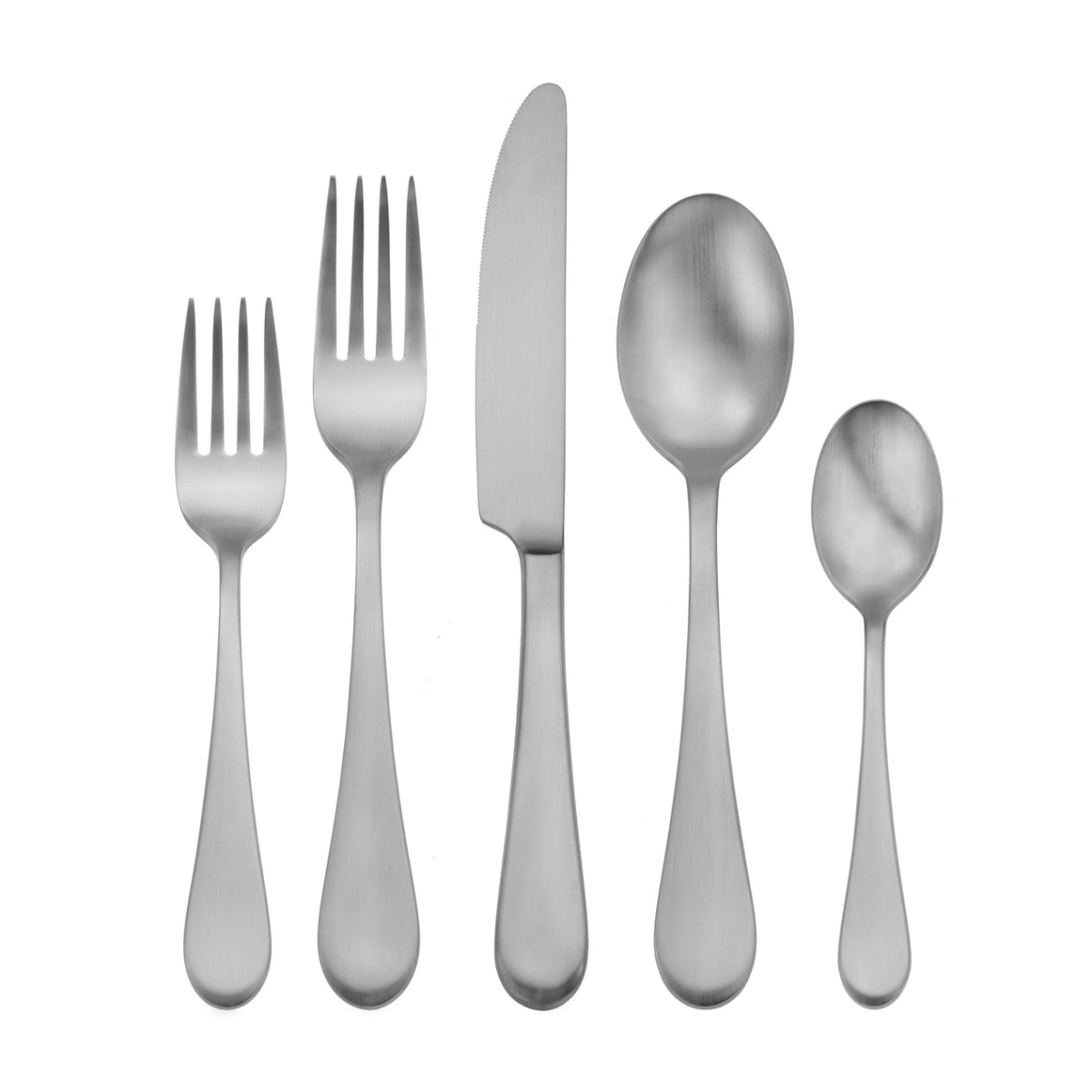 H326045AL20 Satin Icarus Flatware Set, 45 Piece