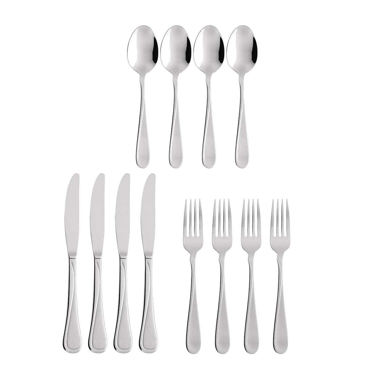 Picture of Oneida H015012A Flight Flatware Set, 12 Piece
