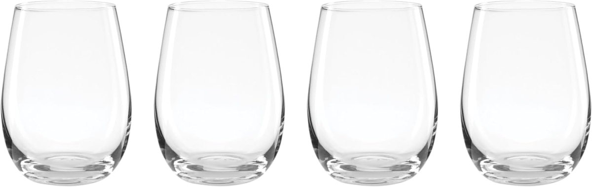 Picture of Oneida 896425 5 O-Clock Stemless Wine Glasses, Set of 4