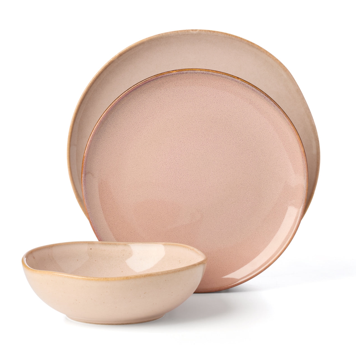 Picture of Oneida 897202 Organic Shades Clay Dinnerware Set, 12 Piece