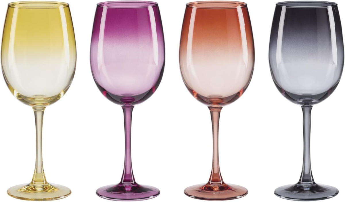Picture of Oneida 897855 Golden Hour All-Purpose Wine Glasses, Set of 4