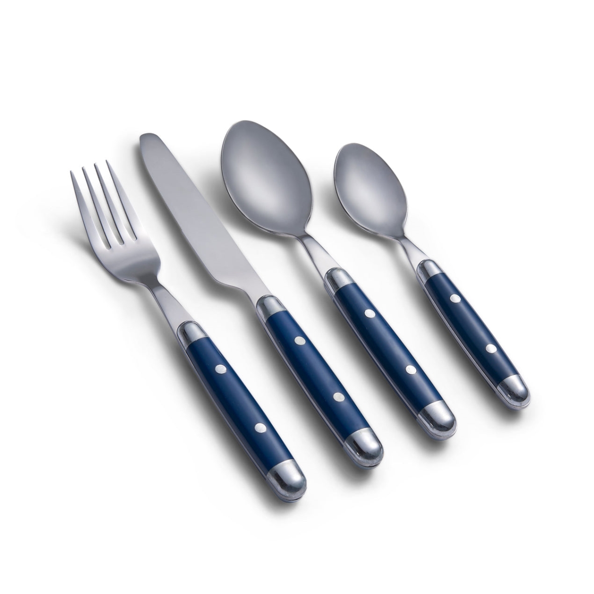Picture of Cambridge 07516CBWD32R Jubilee Blue Flatware Set, 16 Piece