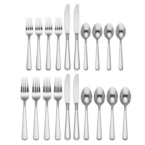 Picture of Lenox 863542 Pearl Platinum Flatware 2 Set, 9.25 in. - 20 Piece